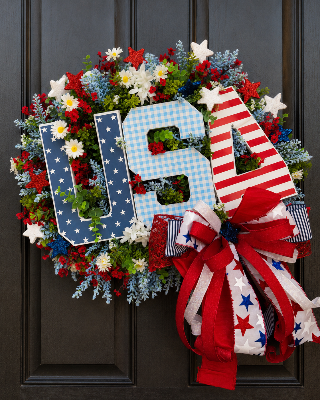 USA Patriotic Wreath
