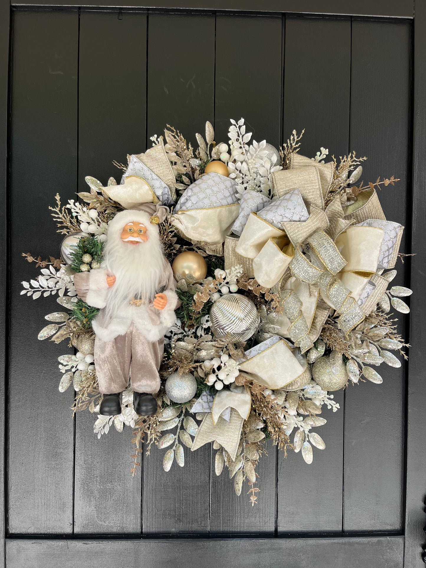 Golden Santa Claus.