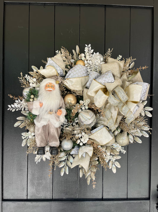 Golden Santa Claus.