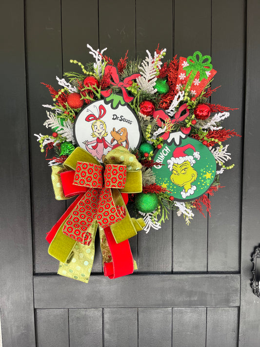 Mr. Grinch Wreath.