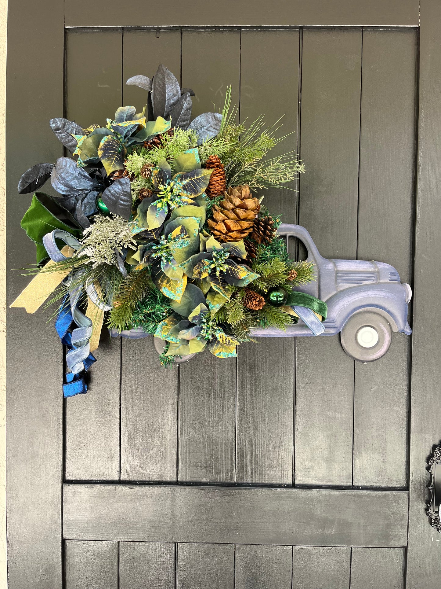 Winter Blue Truck.