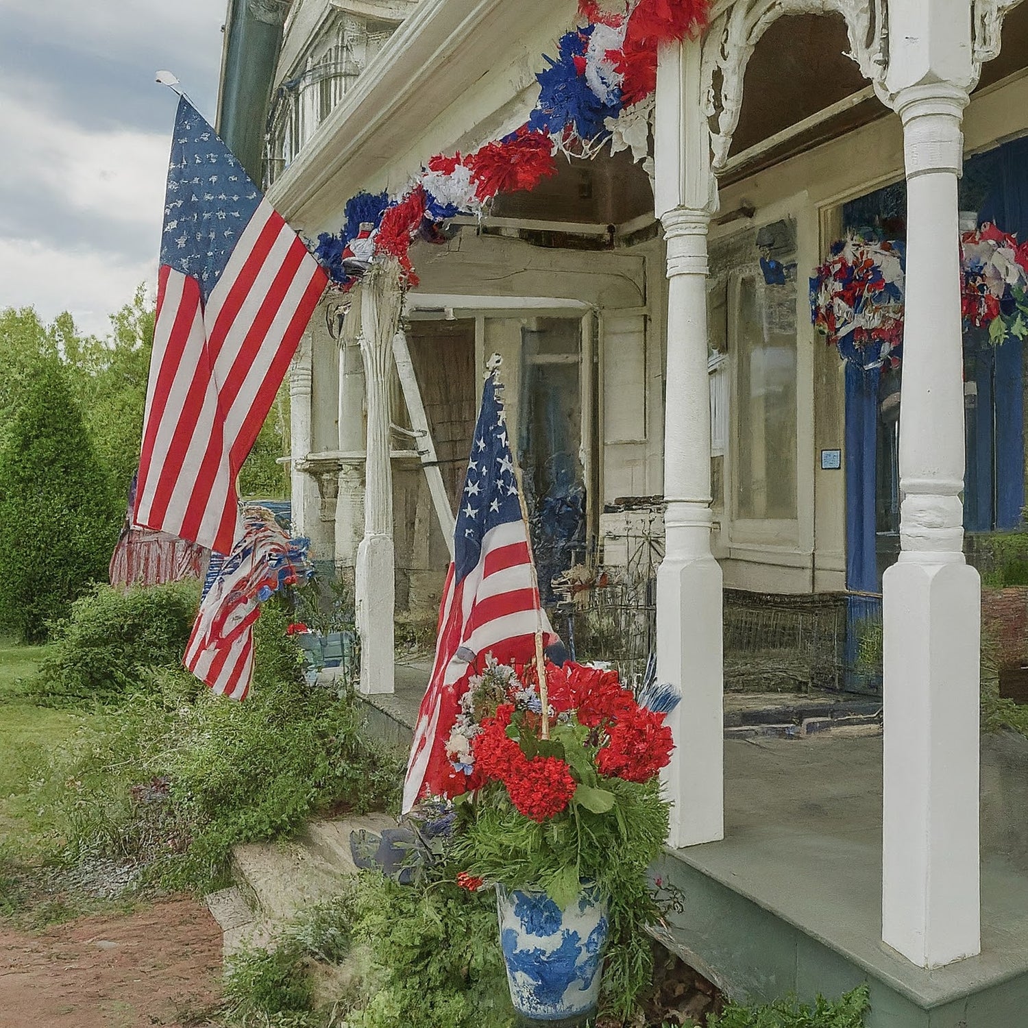 Patriotic & 4th of July Wreaths & Decor