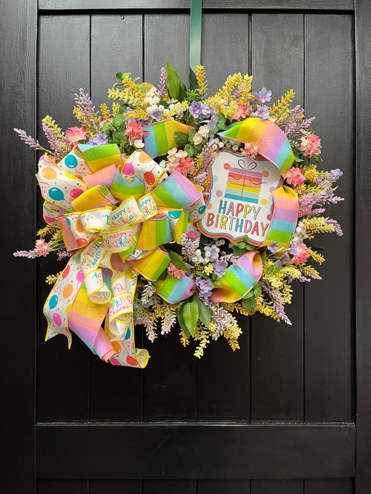 Happy Birthday Wreath