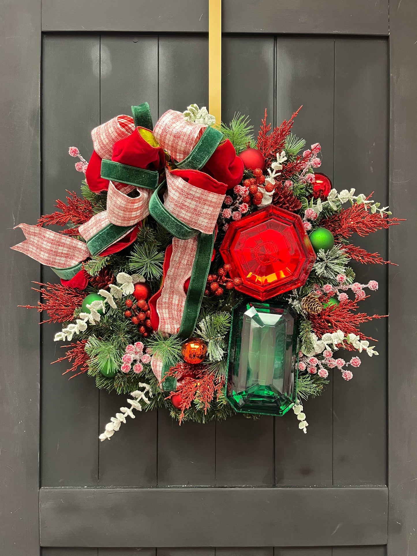 Christmas Jewels Wreath