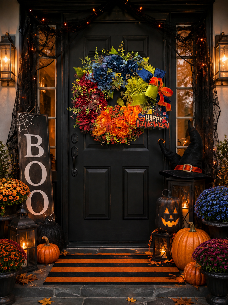 Halloween to Harvest Designer Wreath