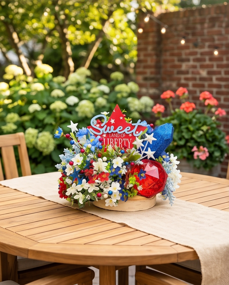 Sweet Land of Liberty Centerpiece