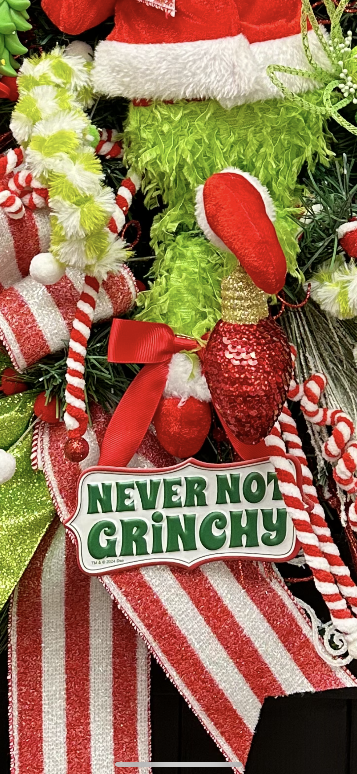 Grinch Wreath