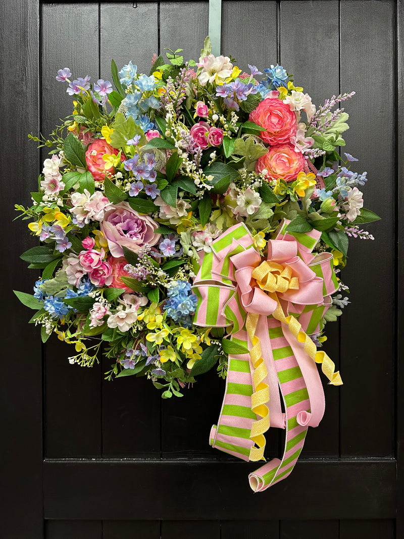 Spring Floral Wreath