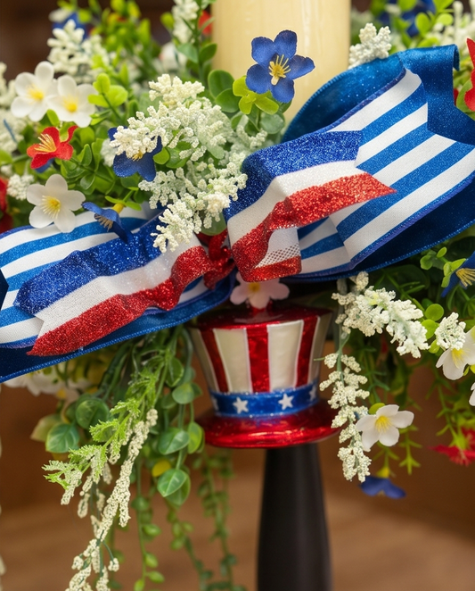 Stars, Stripes & Summer Glow Centerpiece