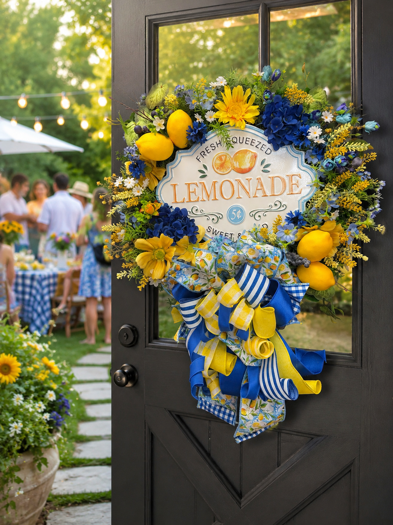 Summer Lemonade Wreath