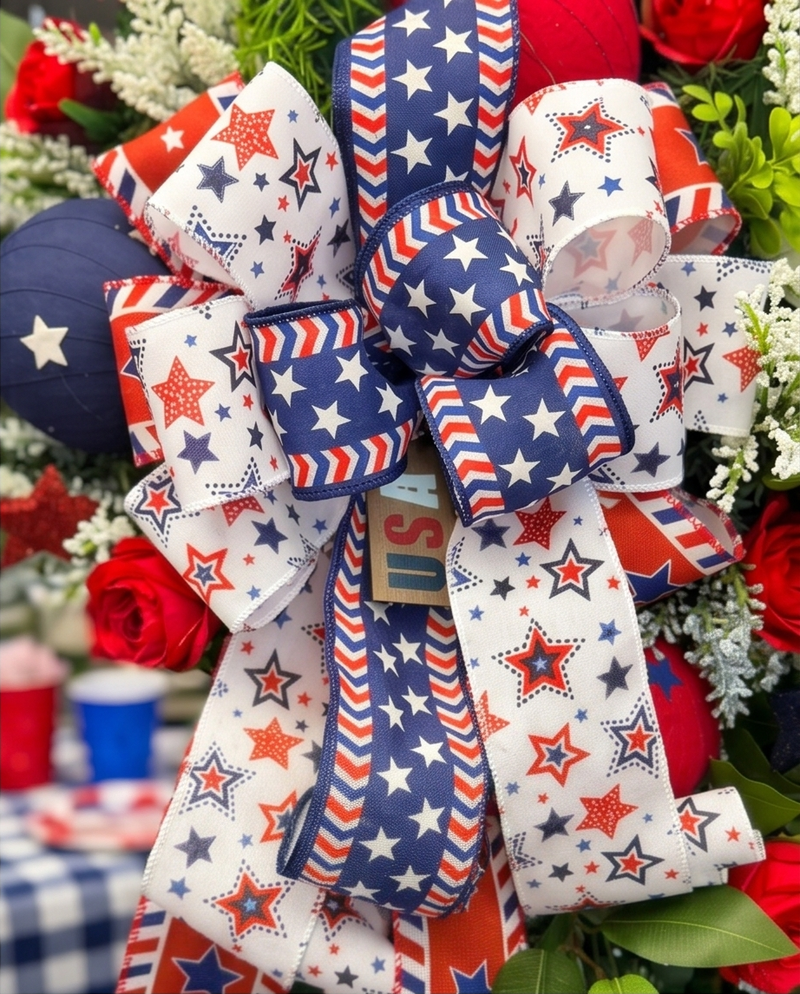 All-American Garden Party Wreath