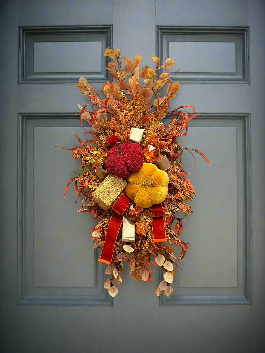 A Perfect Fall Oversized Wreath