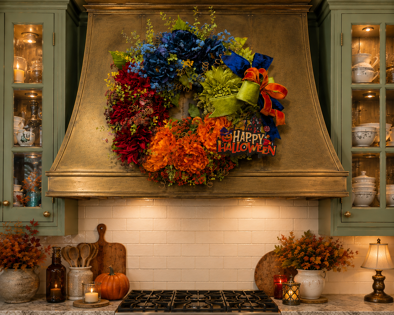 Halloween to Harvest Designer Wreath