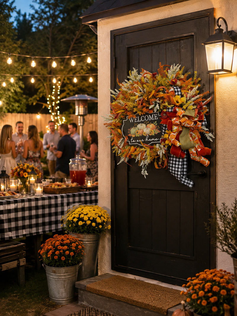 Harvest Welcome Designer Wreath