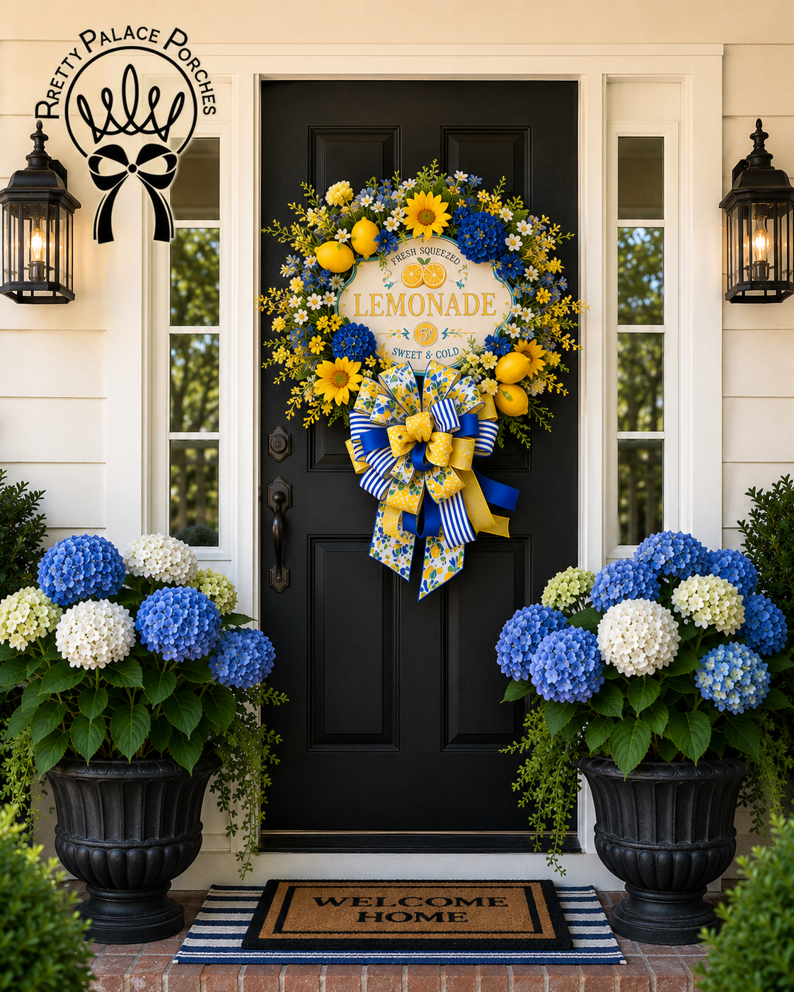 Summer Lemonade Wreath