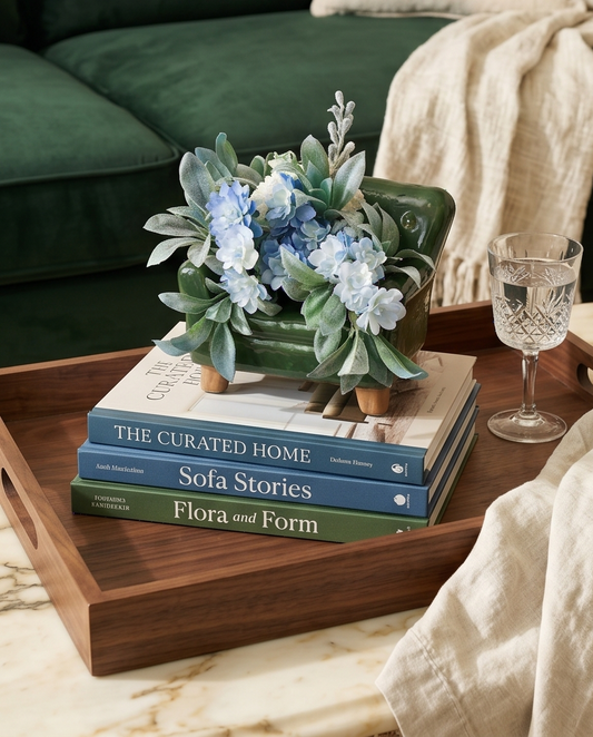 Blue Bloom Garden Chair Arrangement