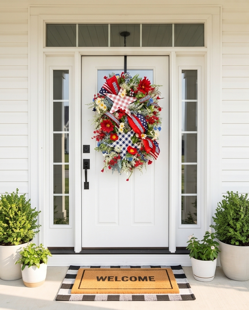 Stars, Stripes & Summer Skies Wreath 🇺🇸