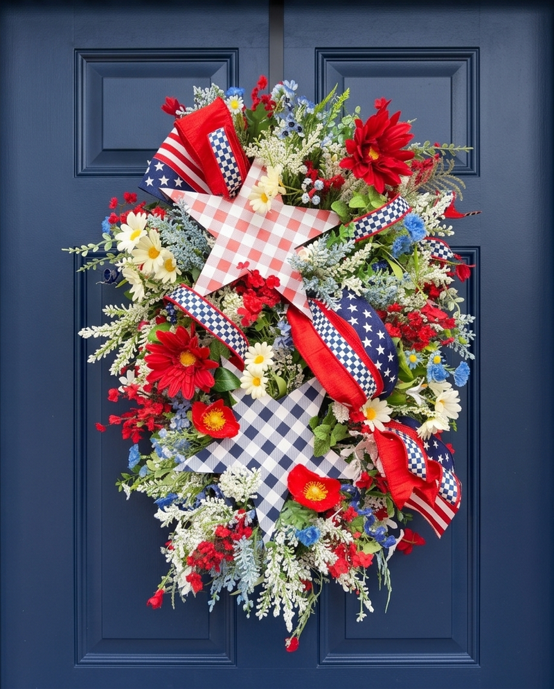Stars, Stripes & Summer Skies Wreath 🇺🇸