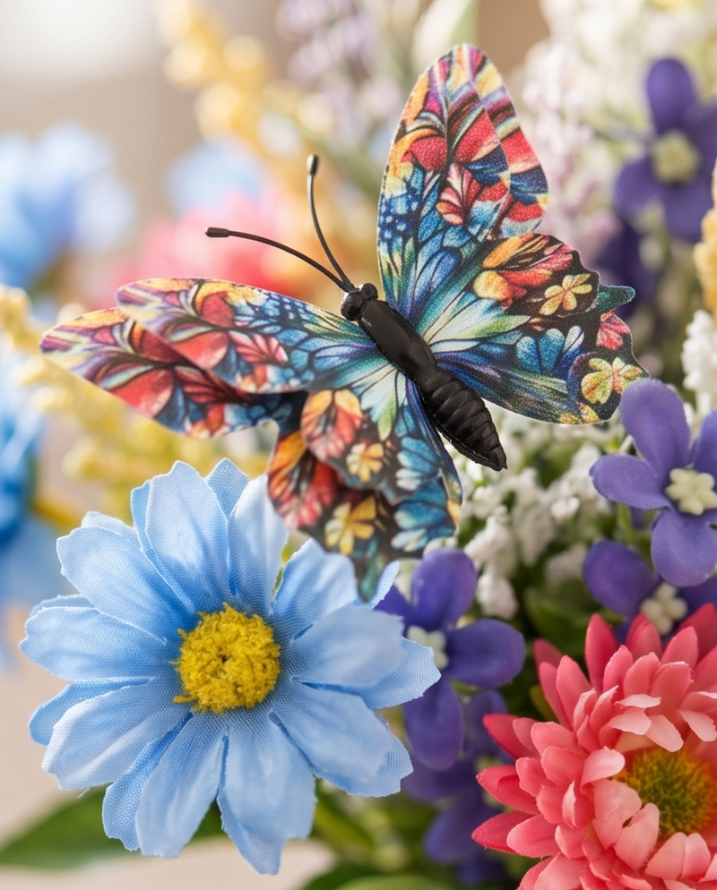 Garden Crystal Vase Arrangement