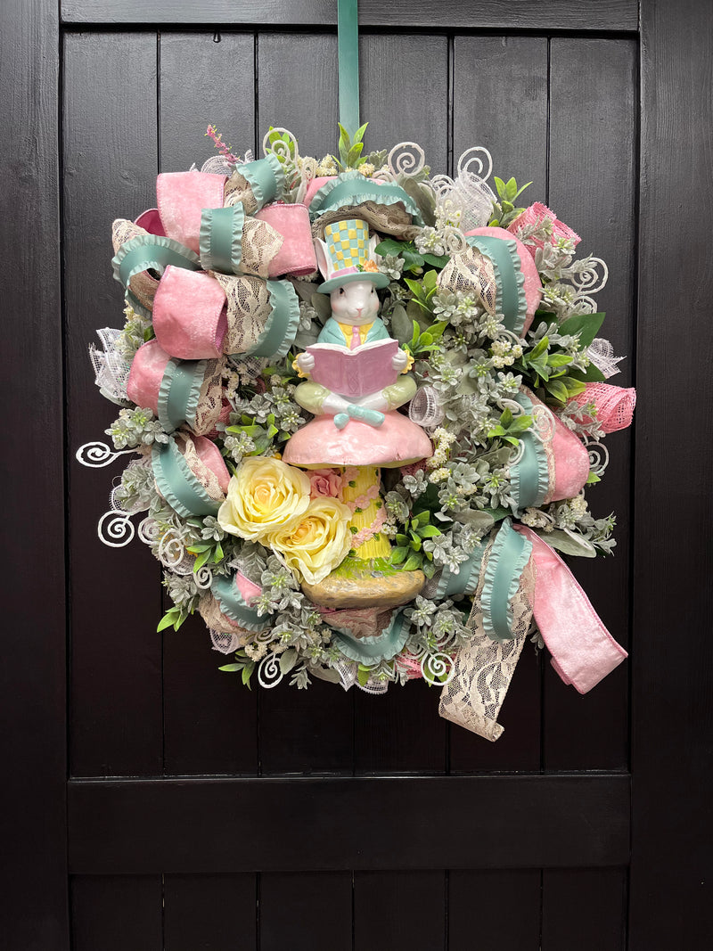 Alice in Wonderland  Wreath