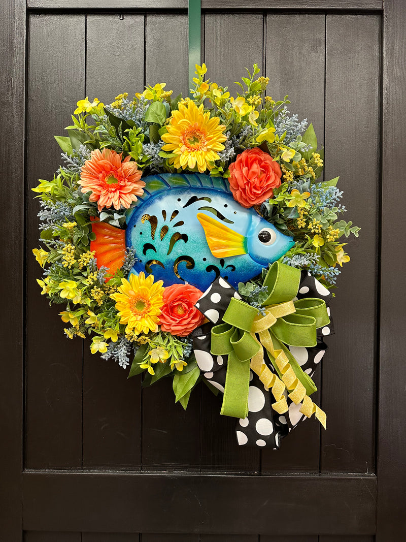 Fish Wreath for Front Door