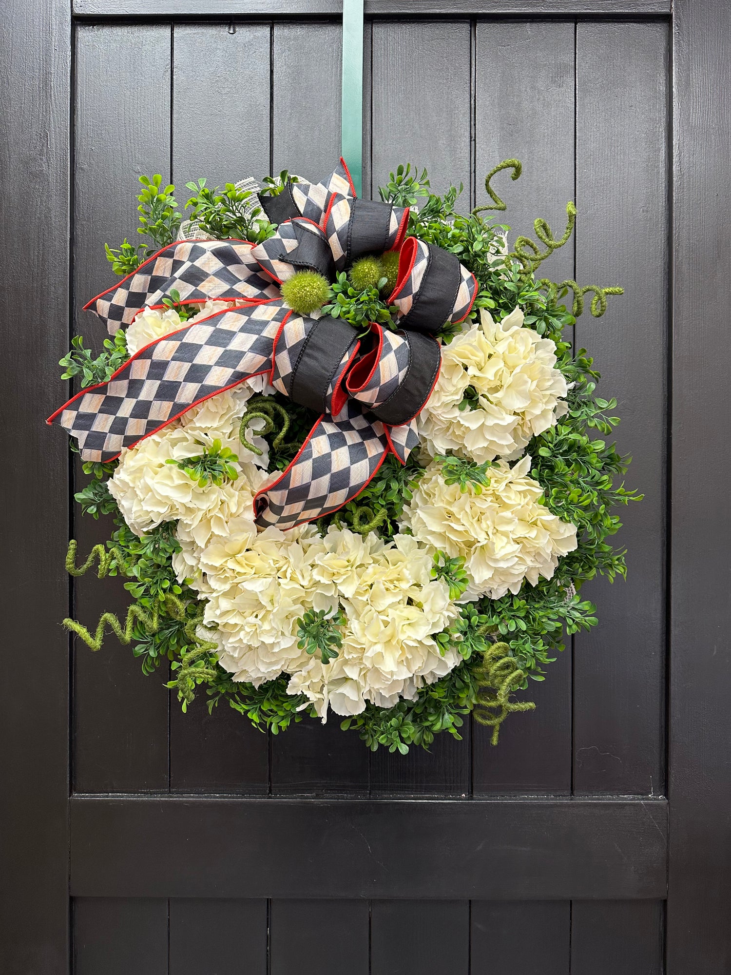 Mackenzie Childs Hydrangea Wreath