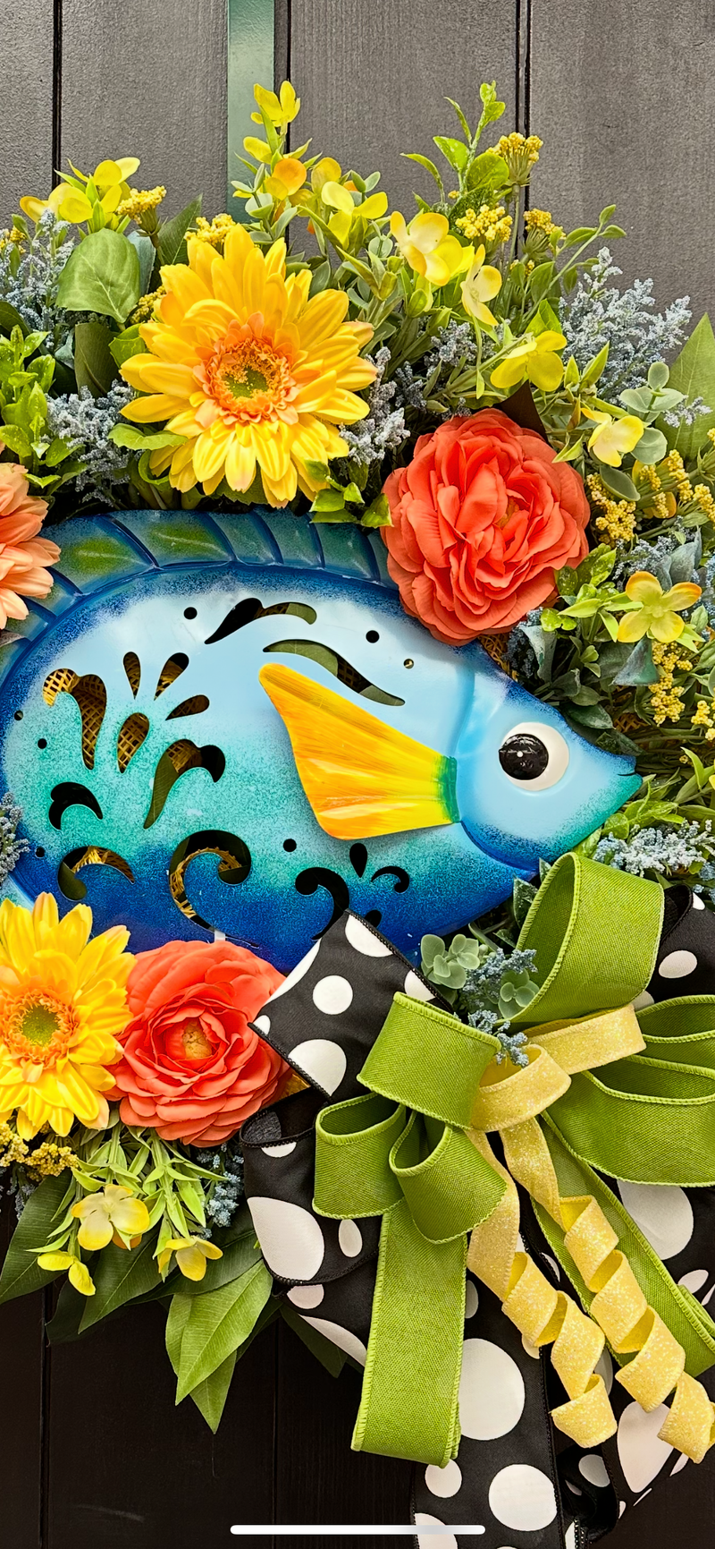 Fish Wreath for Front Door