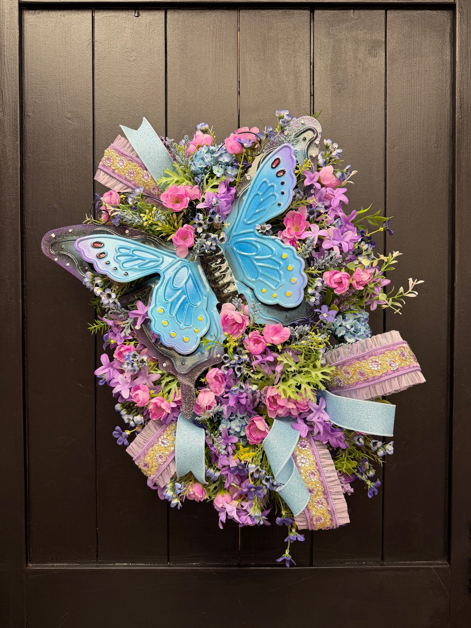 Enchanted Spring Butterfly Wreath