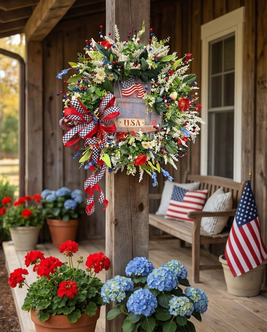 USA Wreath