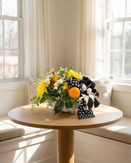 Citrus Blossom Garden Arrangement