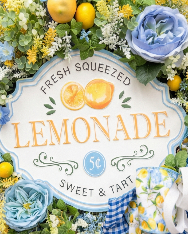 Lemonade Wreath