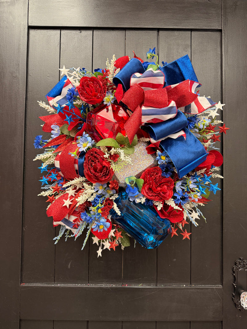 Stars, Stripes & Sparkle Wreath
