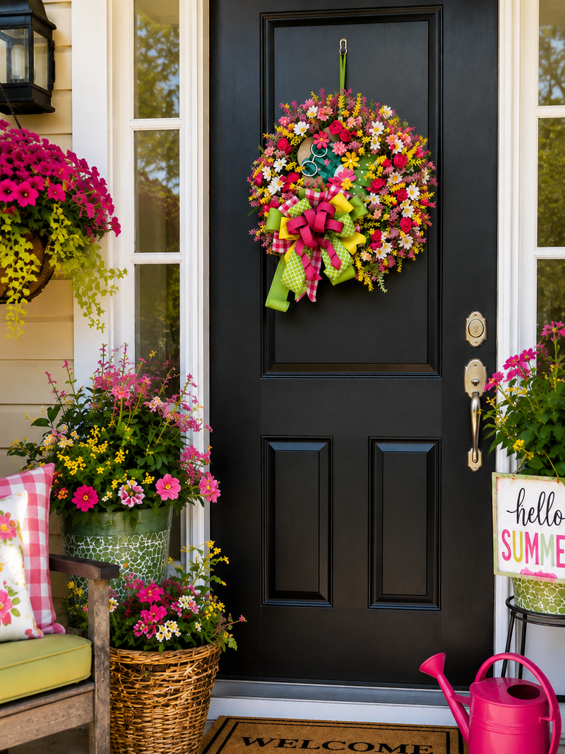 Summer Frog Wreath