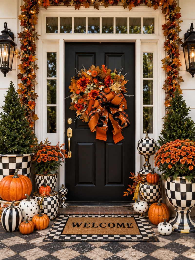 Pumpkin Spice Fall Wreath