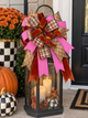 Carrie’s Pink Plaid Fall Bow