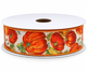 Pumpkin Harvest Wired Ribbon — Sold by the Yard