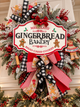 Mrs. Claus’ Gingerbread Bakery Christmas Wreath