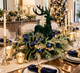 Emerald Elegance Reindeer Centerpiece