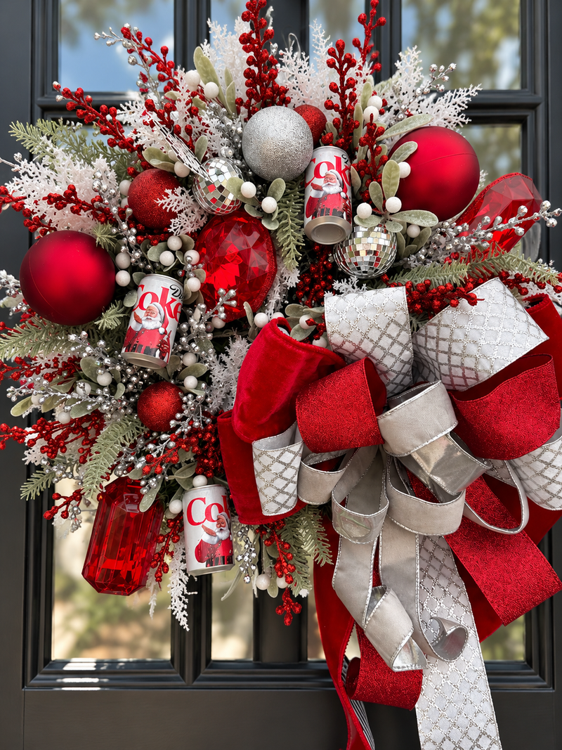 Diet Coke Christmas Wreath ❤️🥤✨