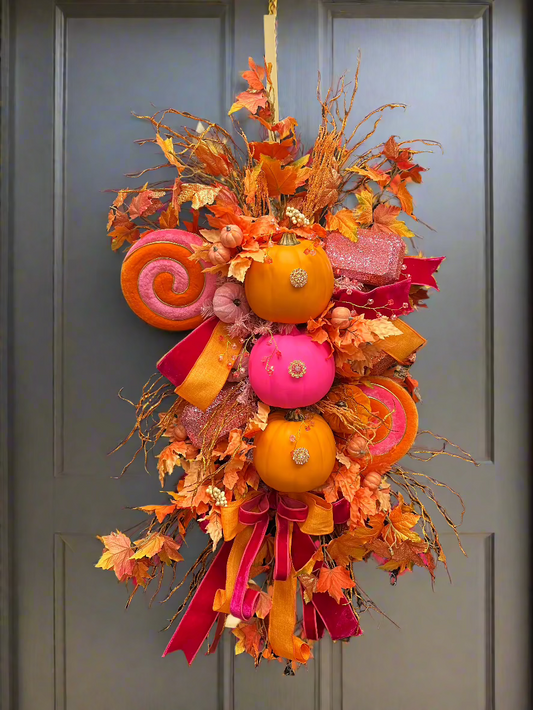 Sweet Sweet Pumpkin Wreath - Oversized