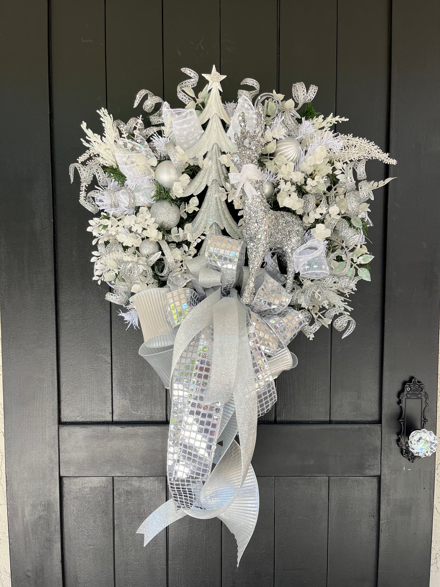 Winter Reindeer Wreath.