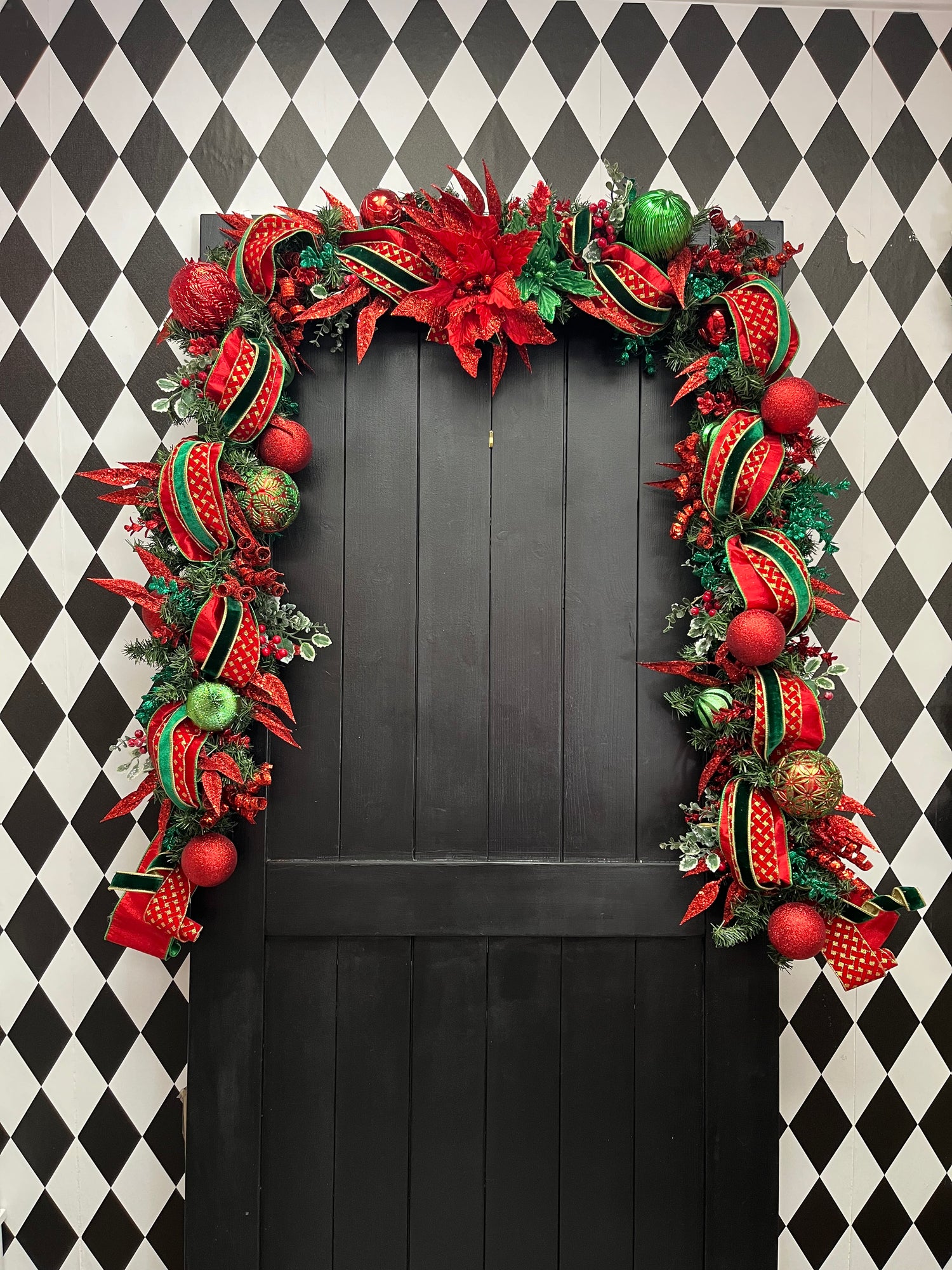 Red and Green Garland