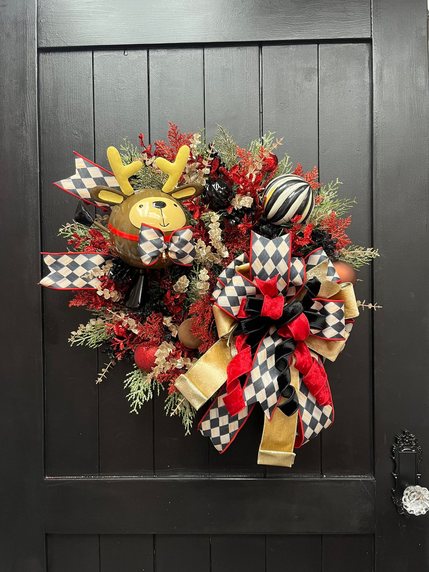 Reindeer Wreath.