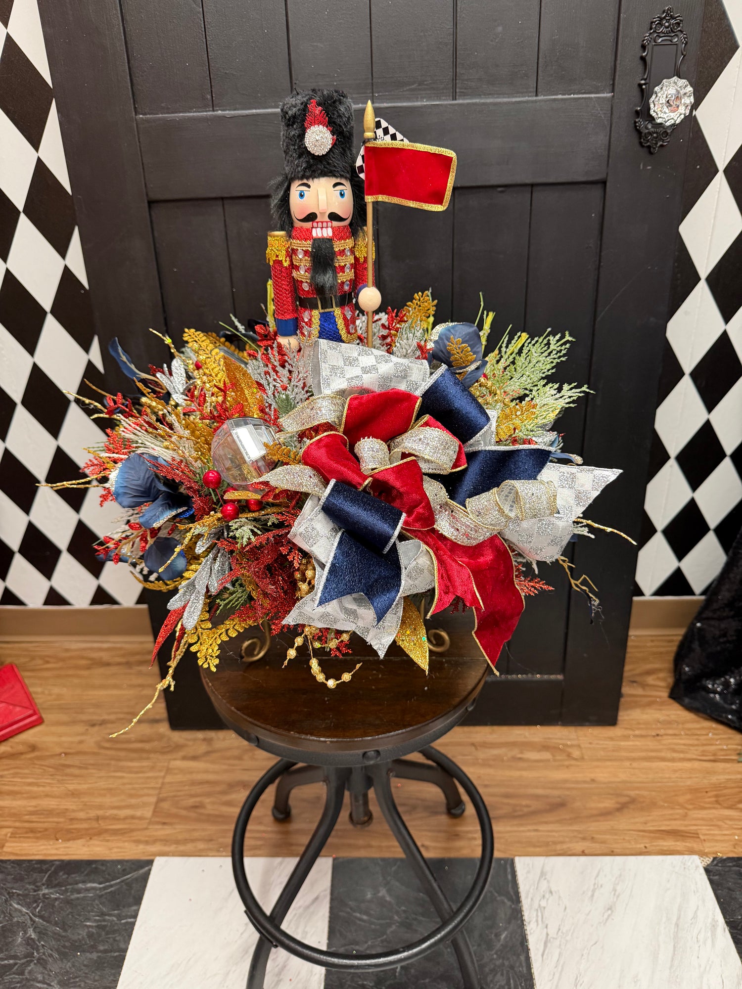 Regal Nutcracker Centerpiece