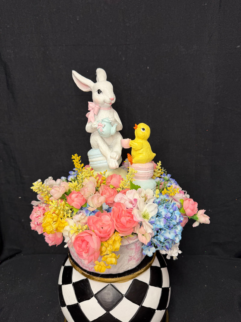 Bunny Tea Party Centerpiece