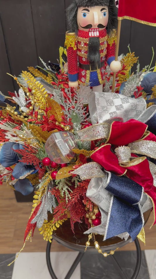 Regal Nutcracker Centerpiece