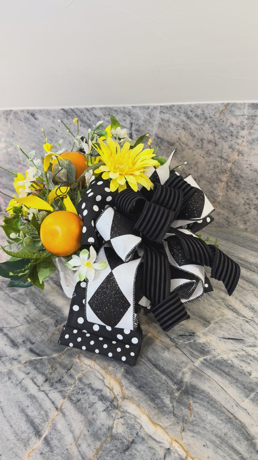 Citrus Blossom Garden Arrangement